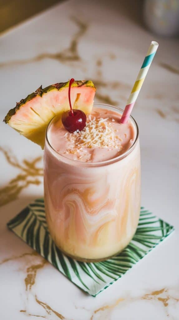 Pink Pineapple Piña Colada