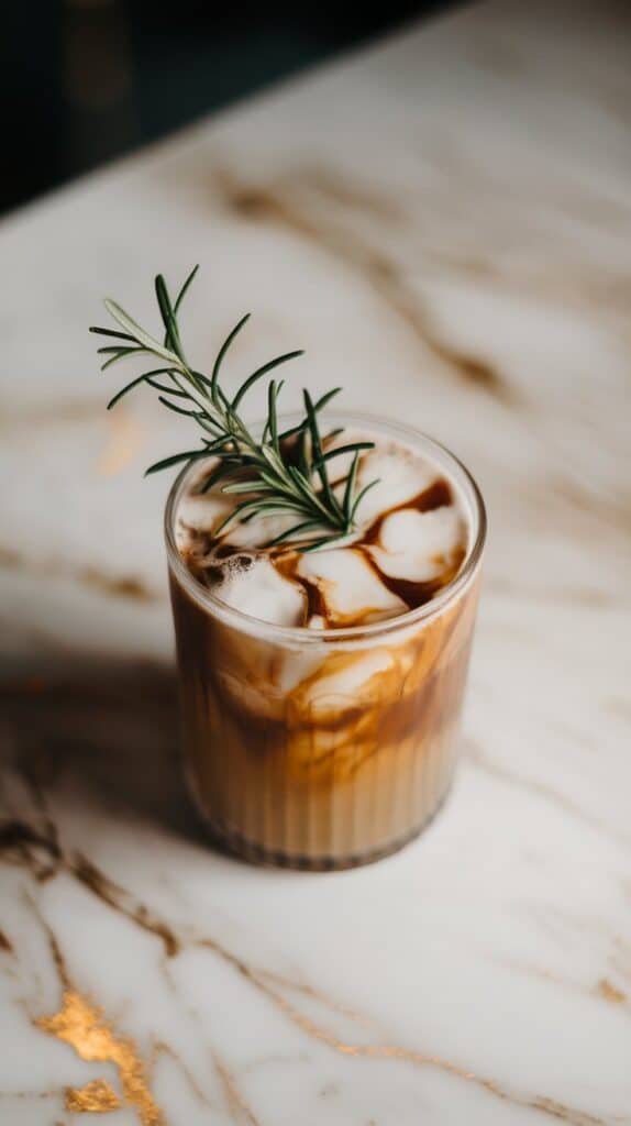 Rosemary Brown Sugar Cold Brew