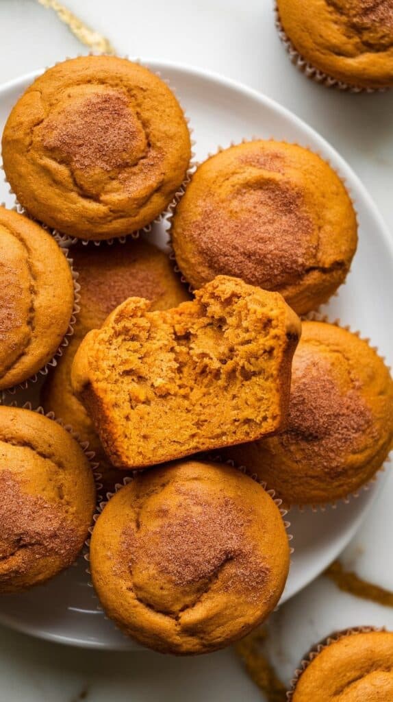 Healthy Greek Yogurt Pumpkin Muffins