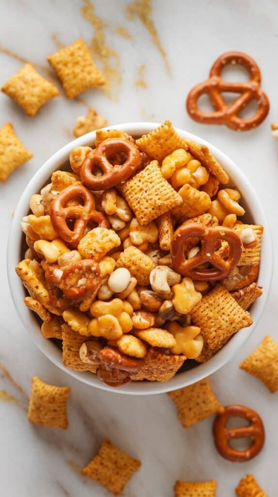Texas Trash Spicy Chex Mix