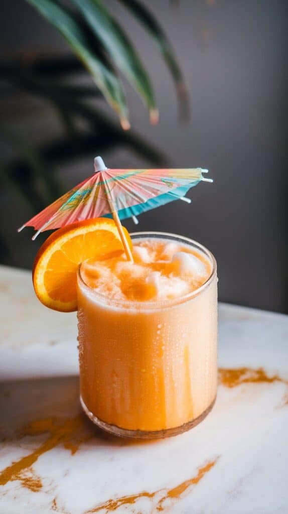 Tropical Rum Punch Slushie