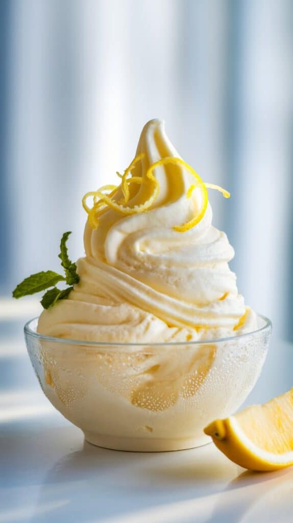 sugar-free lemon frozen yogurt