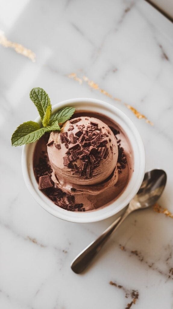 chocolate frozen yogurt