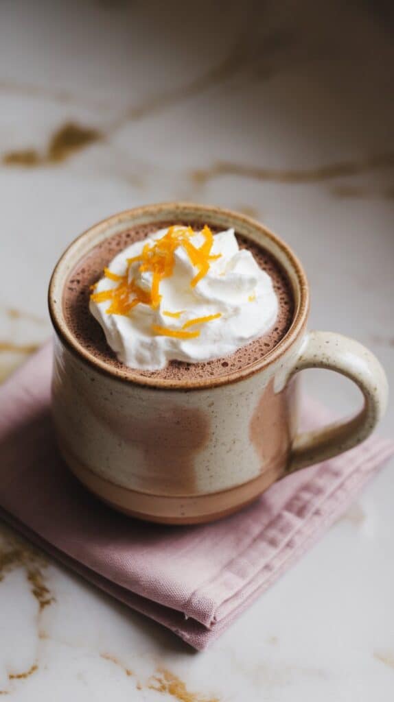 Orange Zest Hot Chocolate