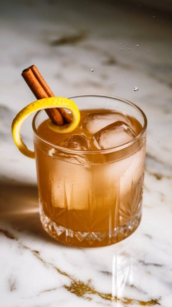 Cinnamon Maple Whiskey Sour
