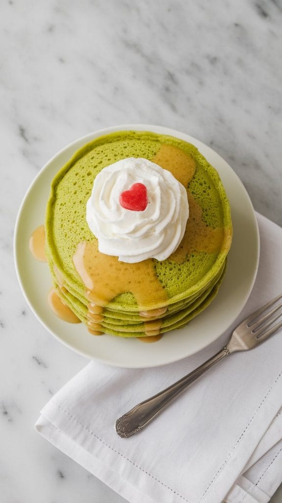 Grinch Pancakes