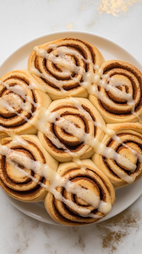 Eggnog Cinnamon Rolls