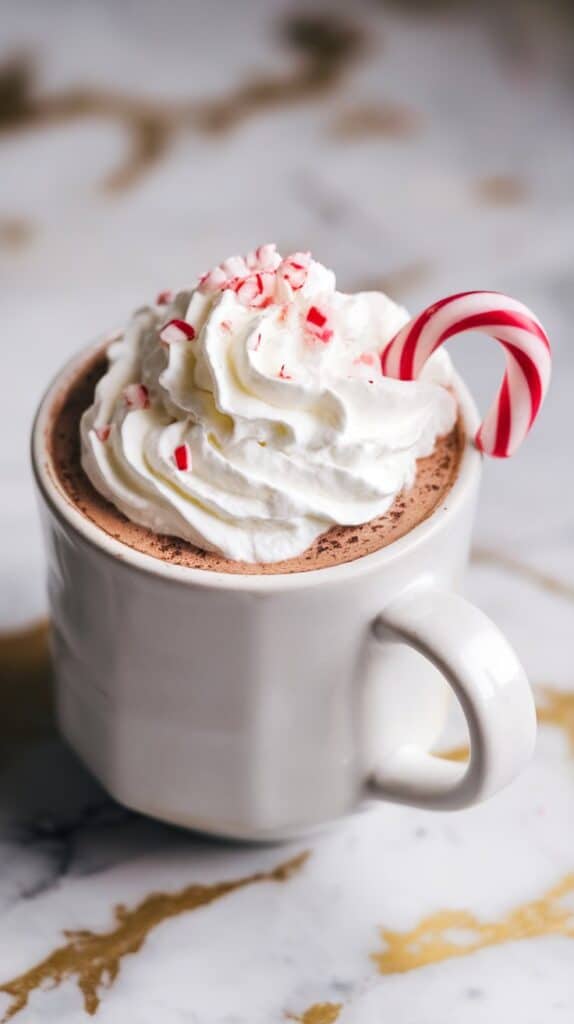 Candy Cane Hot Chocolate