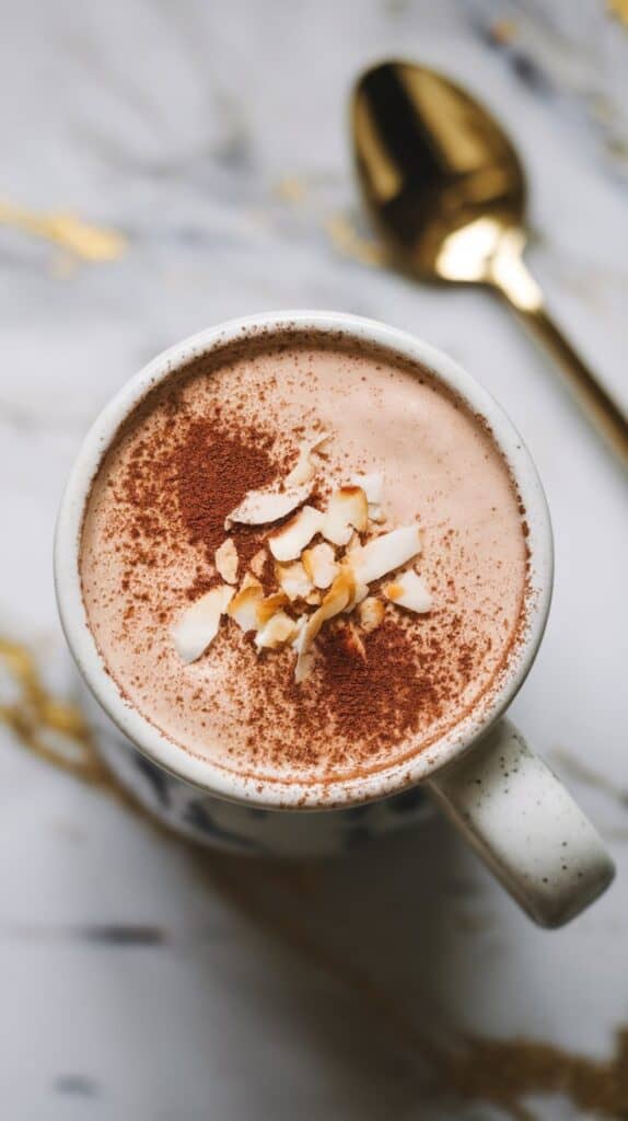 Almond Coconut Hot Chocolate