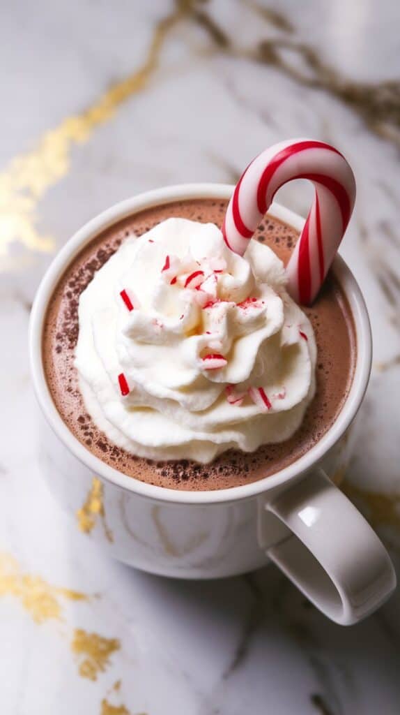Candy Cane Hot Chocolate