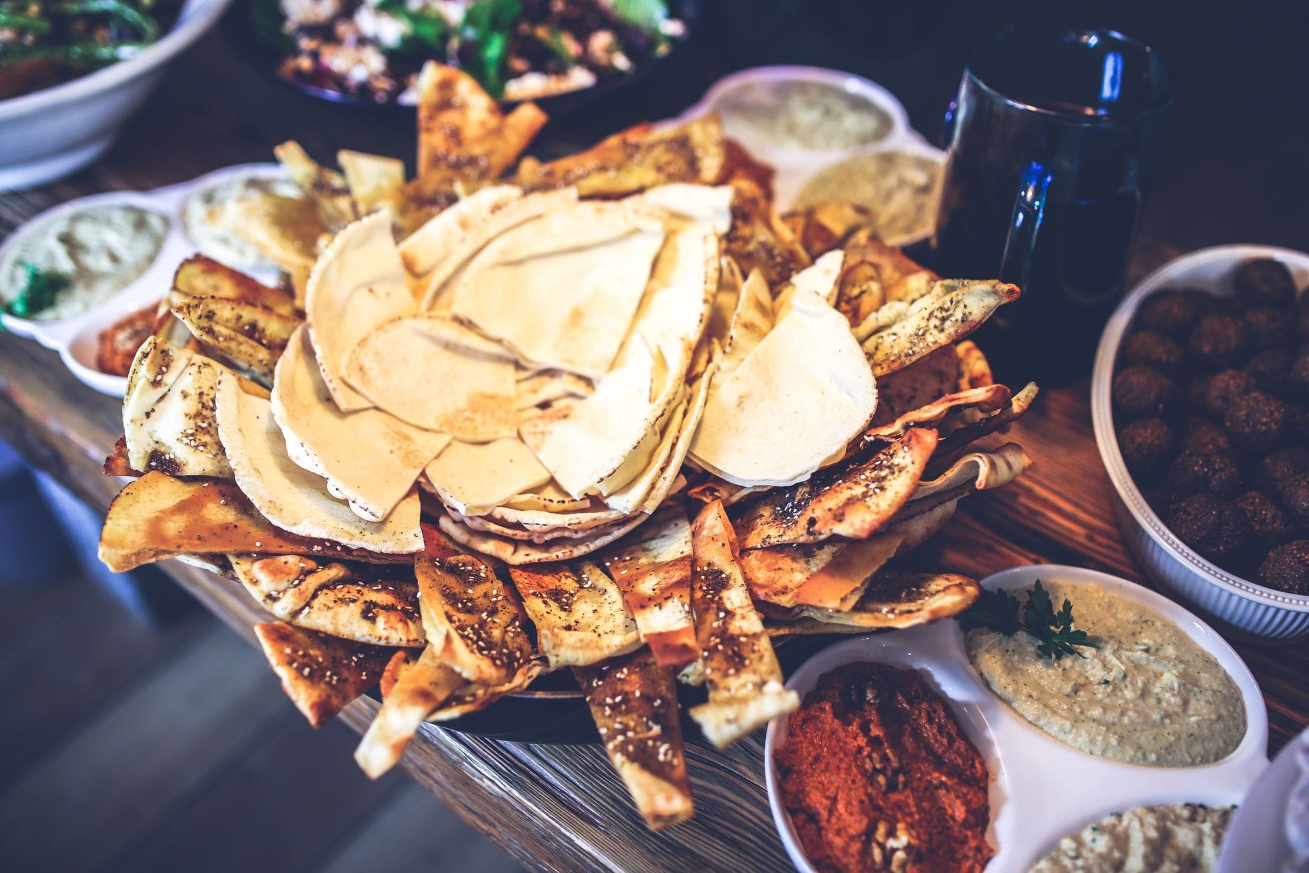 mediterranean food spread