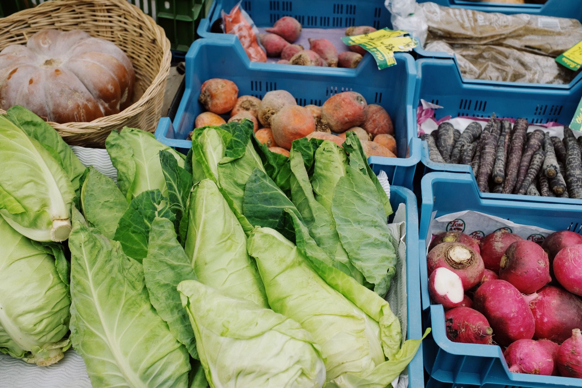 fresh vegetables farmers market