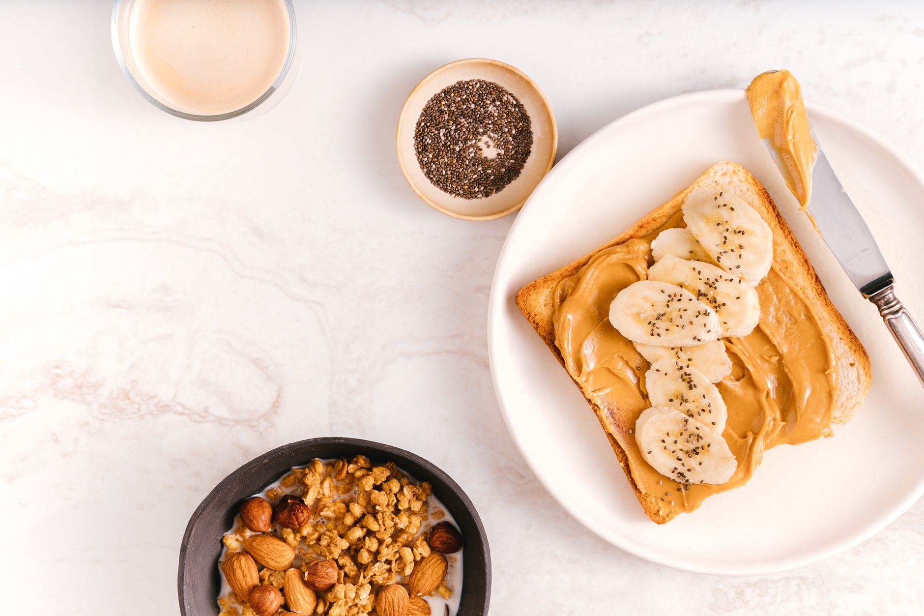 peanut butter banana toast