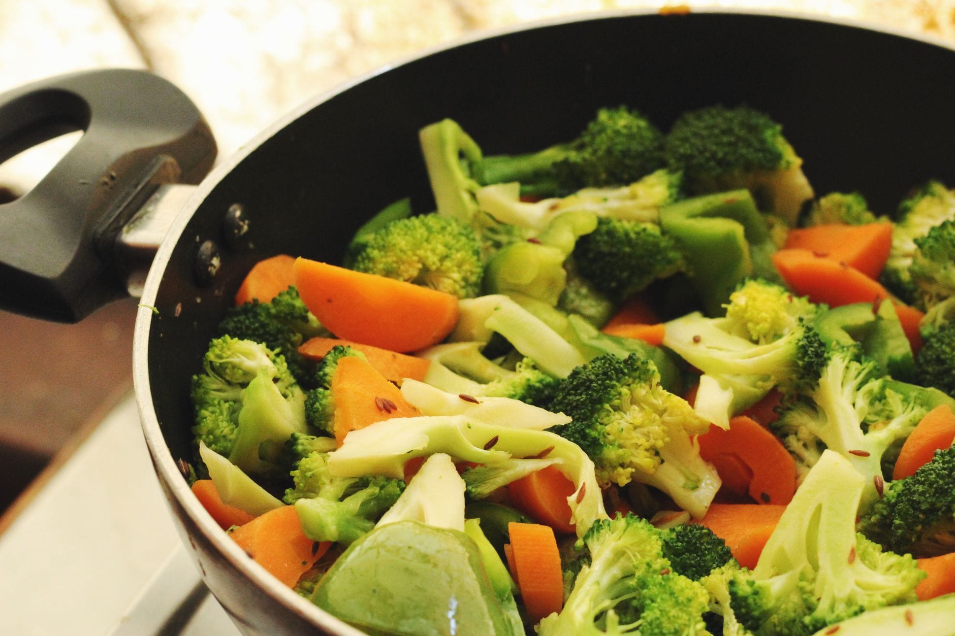stir fry vegetables pan