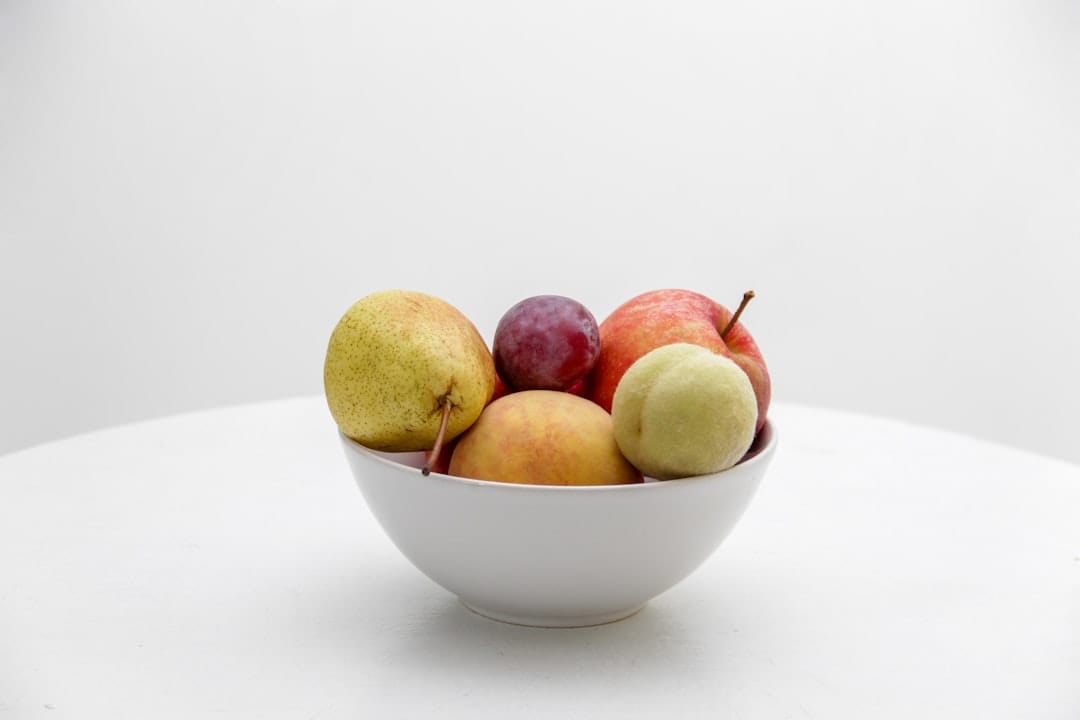 fresh colorful fruit bowl