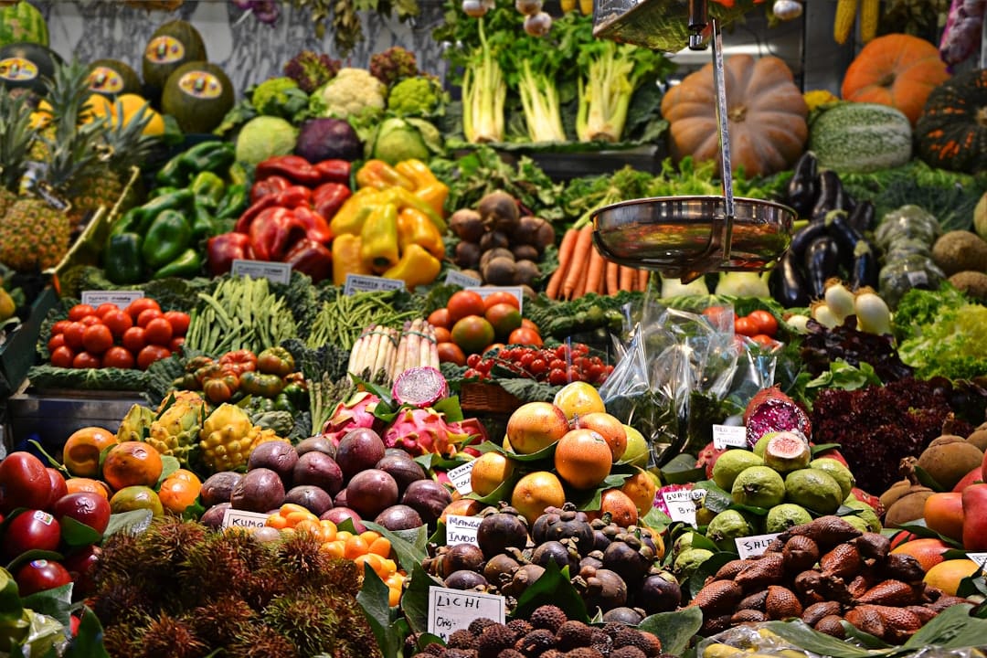 fresh vegetables market
