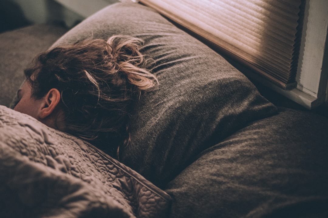 person sleeping peacefully